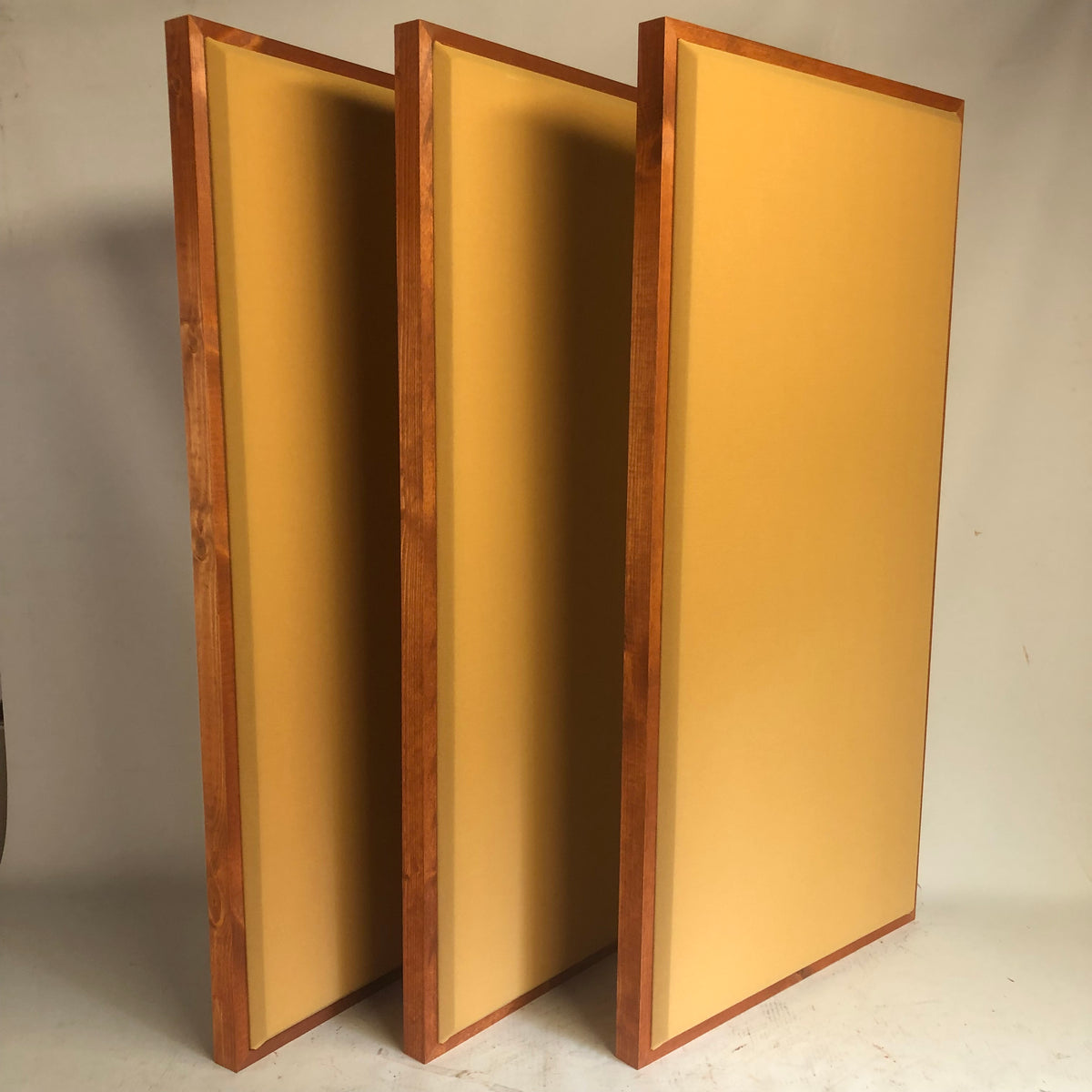 Acoustic Panel - Gold with Gunstock Wood Frame
