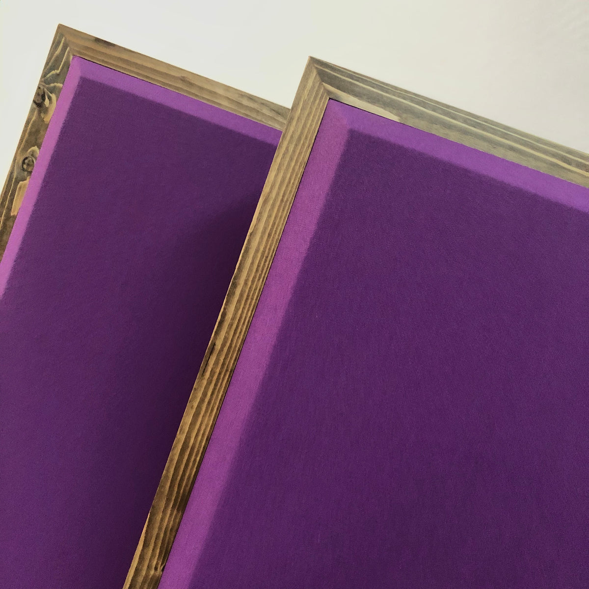 Acoustic Panel - Grape with Walnut Wood Frame