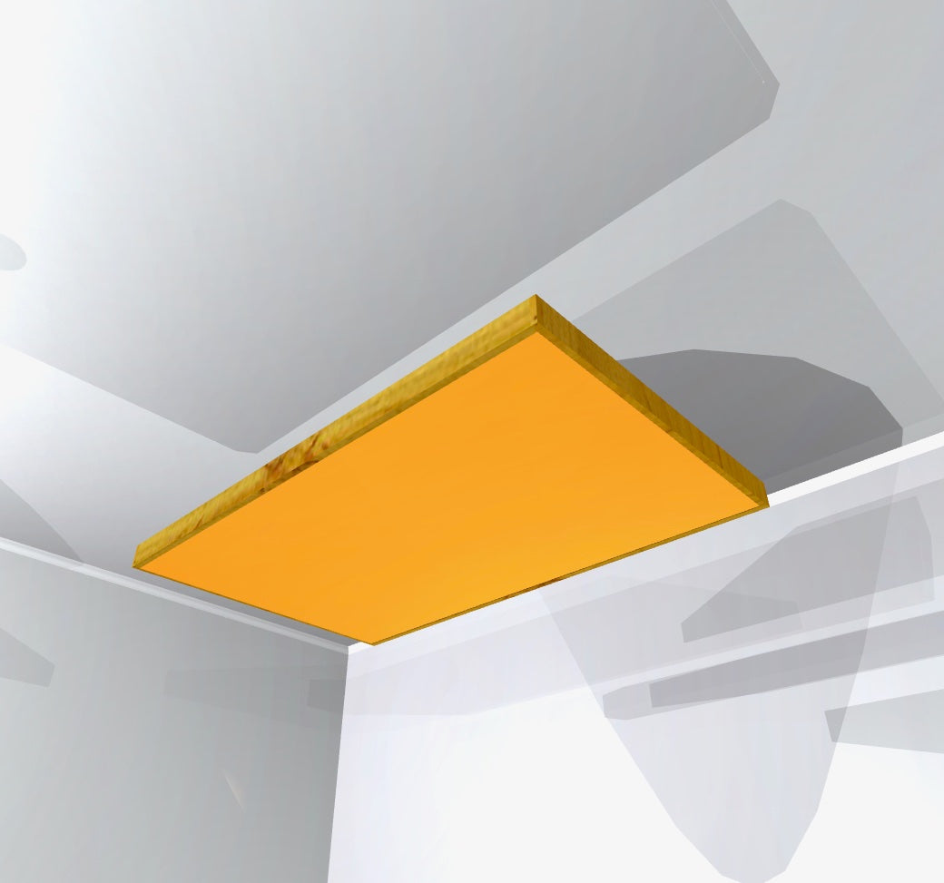 CEILING BAFFLE - Gold & Golden Pecan