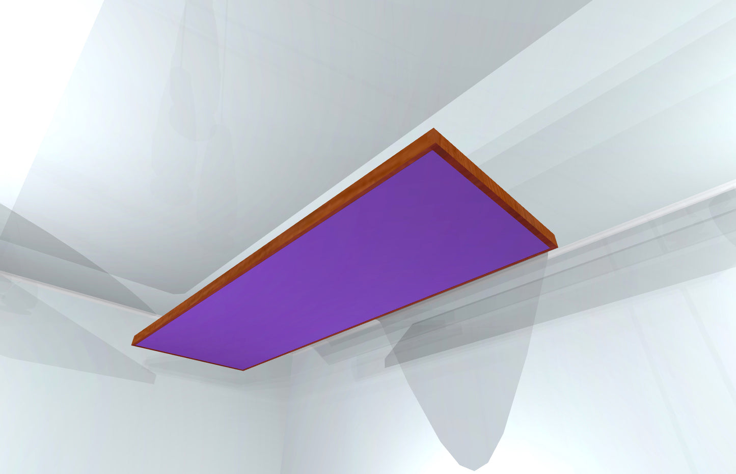CEILING BAFFLE - Grape & Gunstock