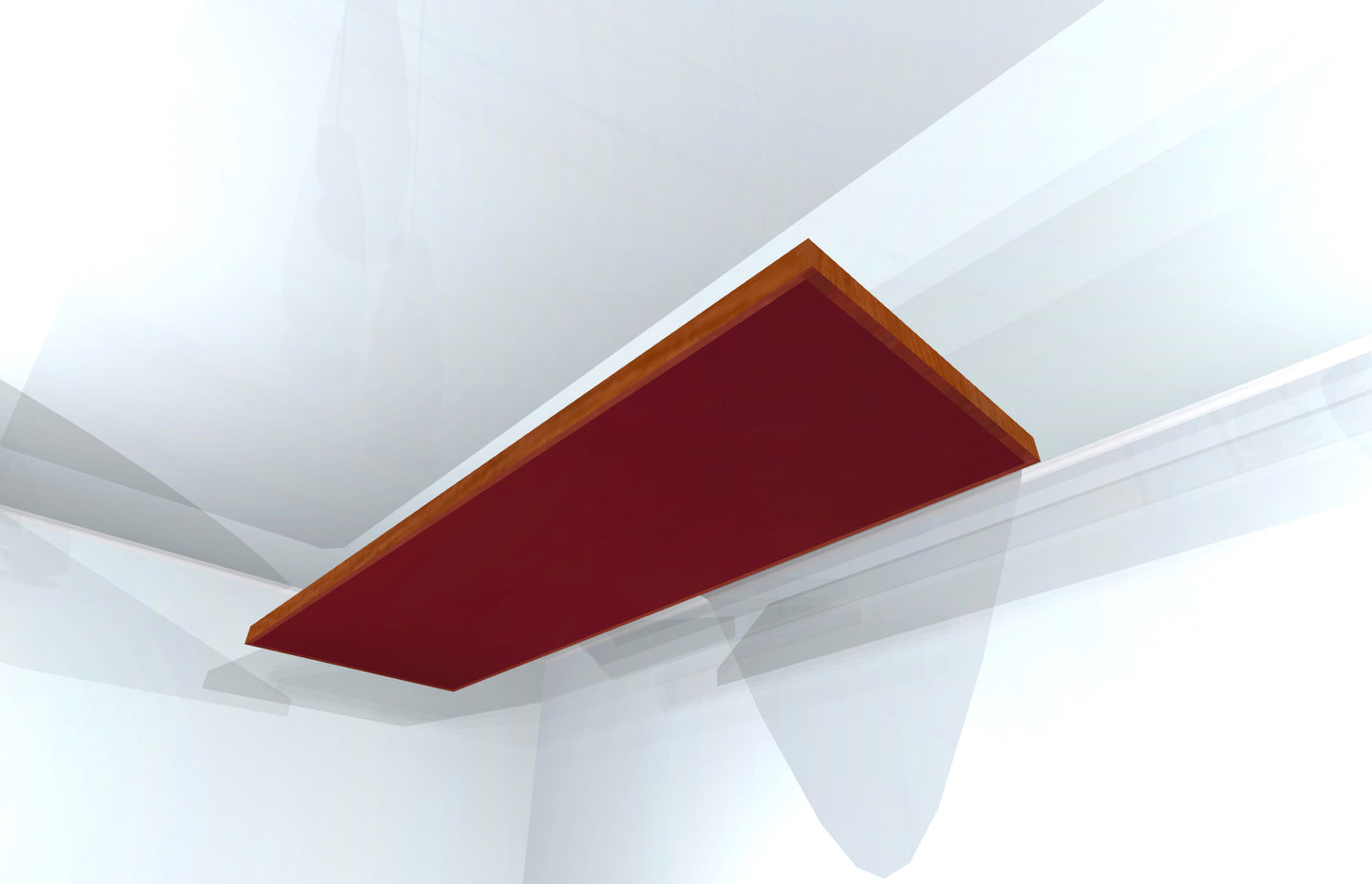 CEILING BAFFLE - Wine & Gunstock