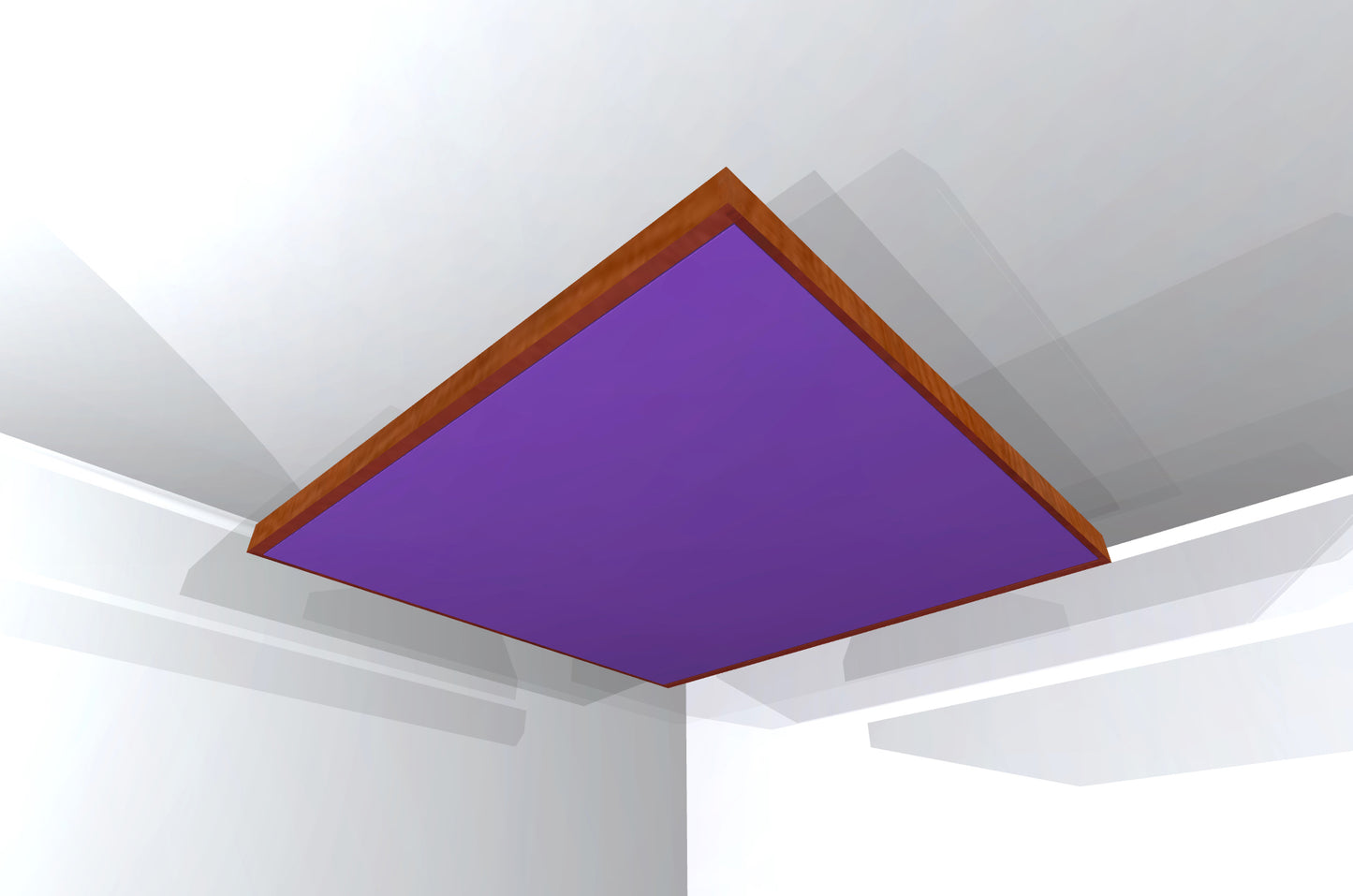 CEILING BAFFLE - Grape & Gunstock