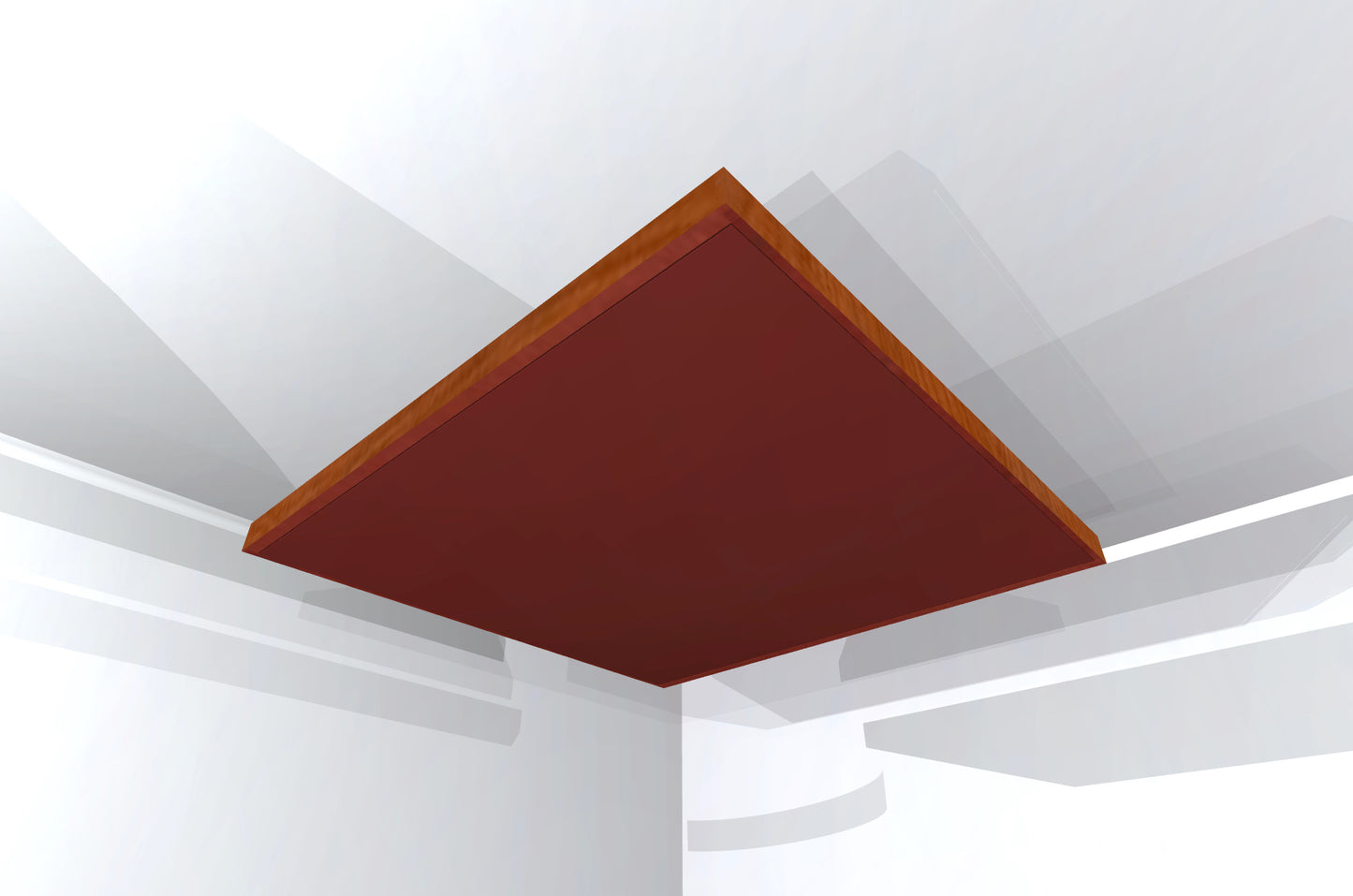 CEILING BAFFLE - Wine & Gunstock
