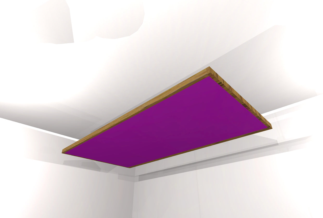 CEILING BAFFLE - Grape & Special Walnut