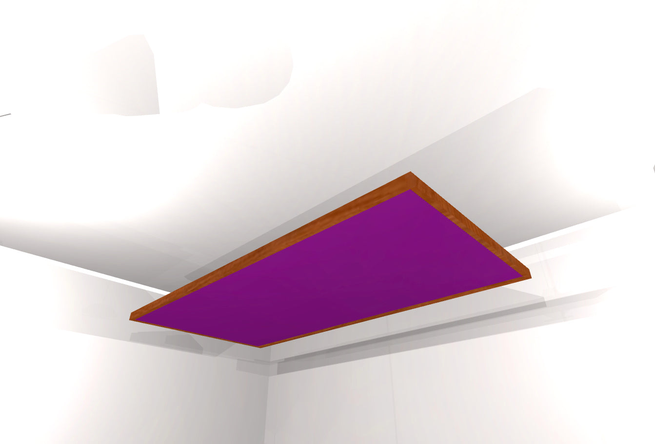 CEILING BAFFLE - Grape & Gunstock