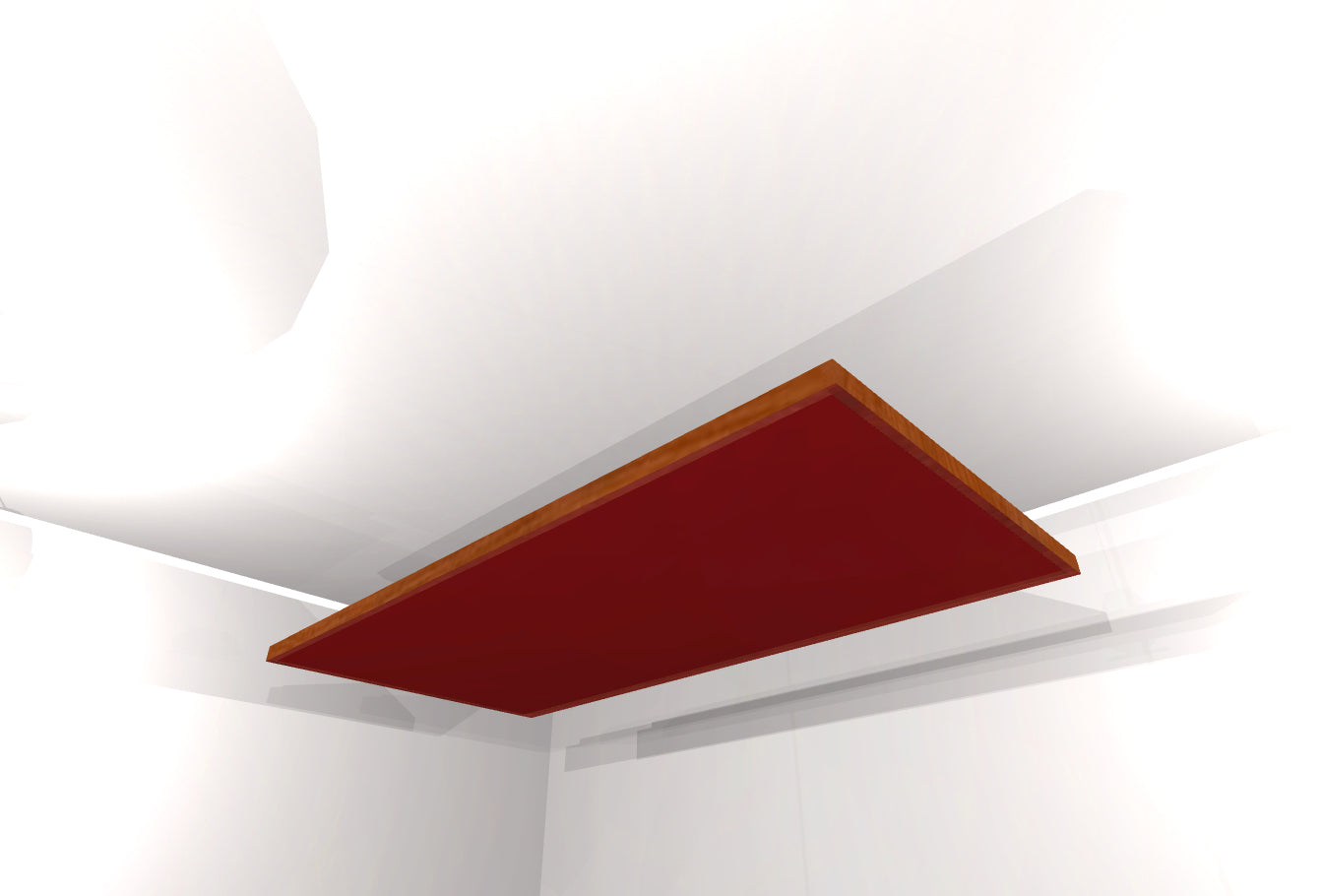 CEILING BAFFLE - Wine & Gunstock