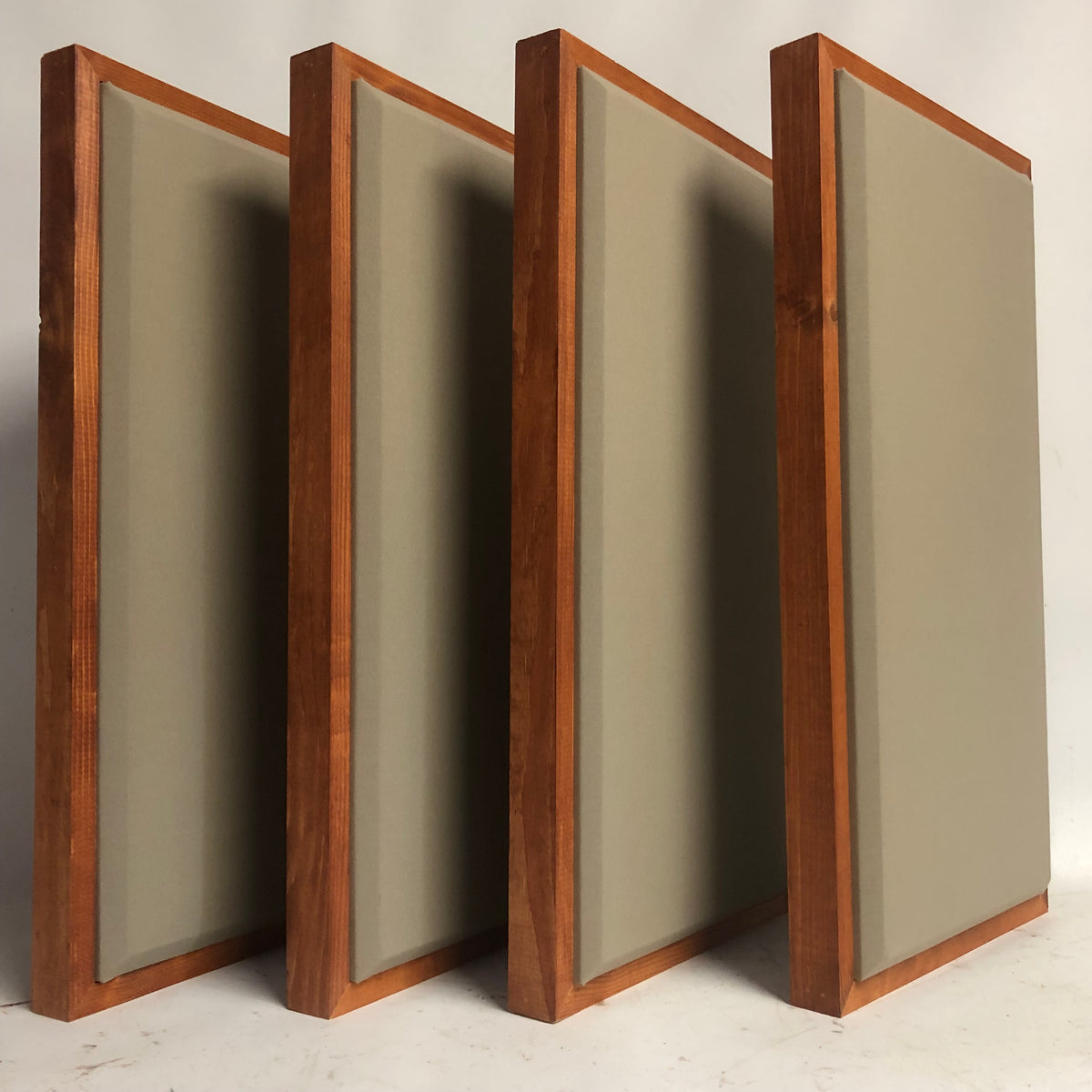 Acoustic Panel - Khaki with Gunstock Wood Frame