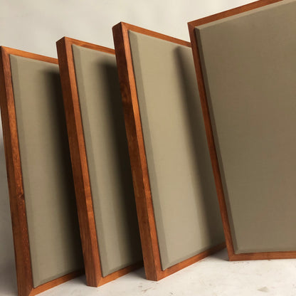 Acoustic Panel - Khaki with Gunstock Wood Frame