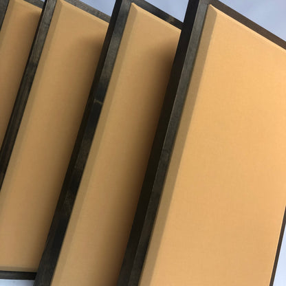 ACOUSTIC PANEL - GOLD & SPECIAL WALNUT FRAMED