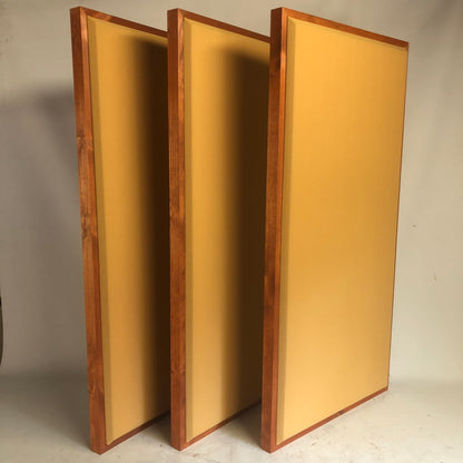 Acoustic Panel - Gold with Gunstock Wood Frame