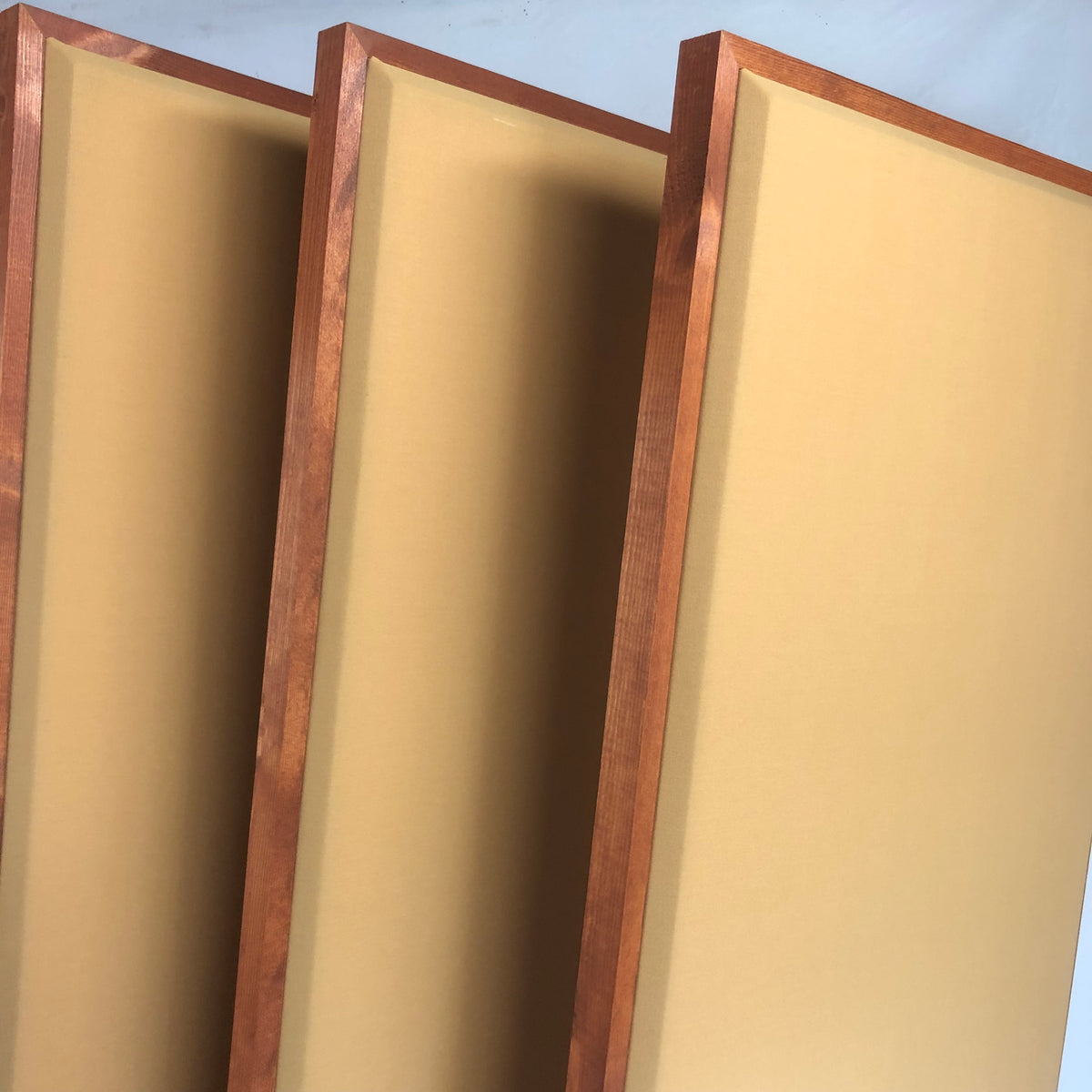 Acoustic Panel - Gold with Gunstock Wood Frame