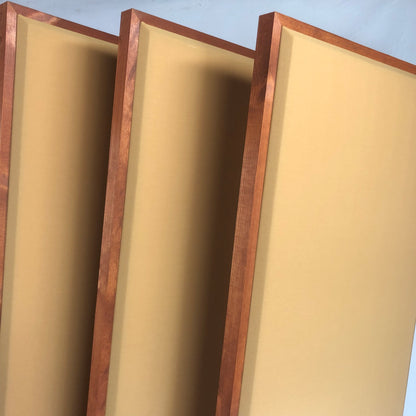Acoustic Panel - Gold with Gunstock Wood Frame