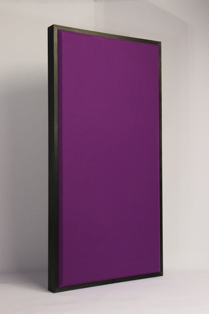 Acoustic Panel - Grape with Black Wood Frame