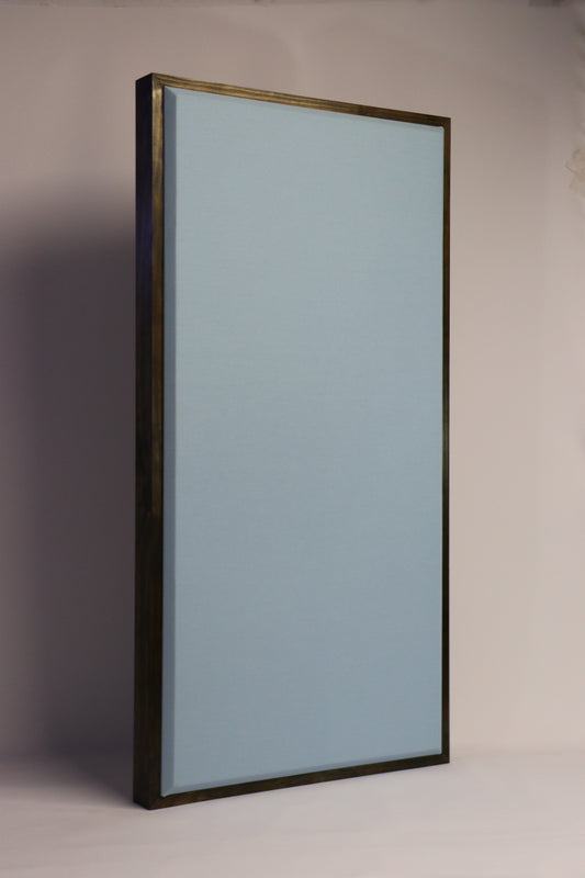 ACOUSTIC PANEL - SKY BLUE & SPECIAL WALNUT FRAMED