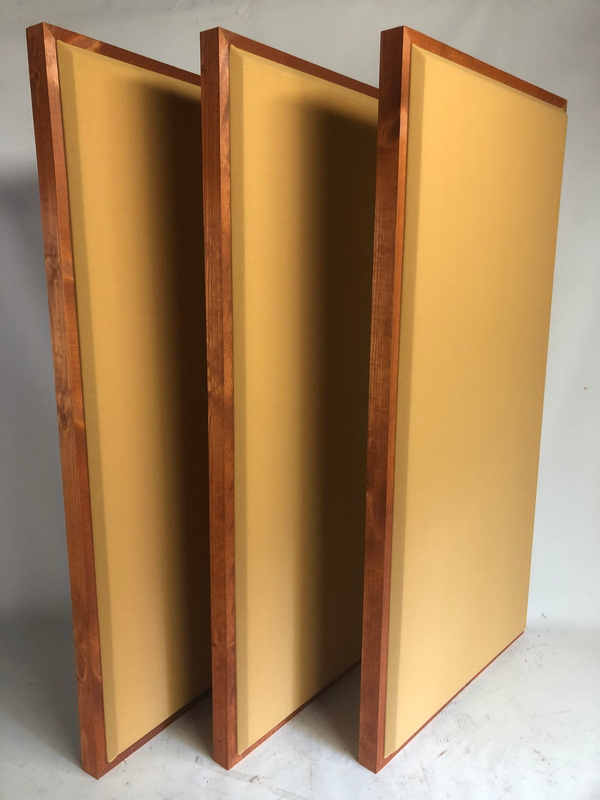 Acoustic Panel - Gold with Gunstock Wood Frame