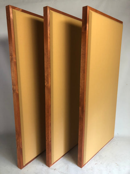Acoustic Panel - Gold with Gunstock Wood Frame