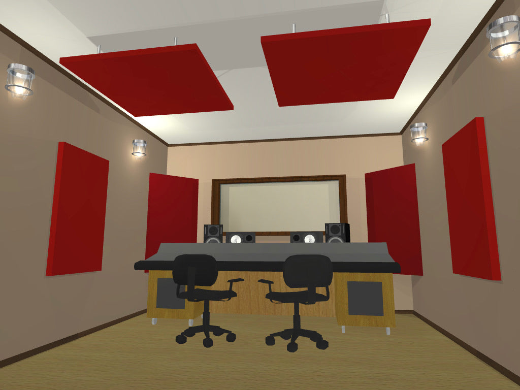 ACOUSTIC PANEL - COOL RED