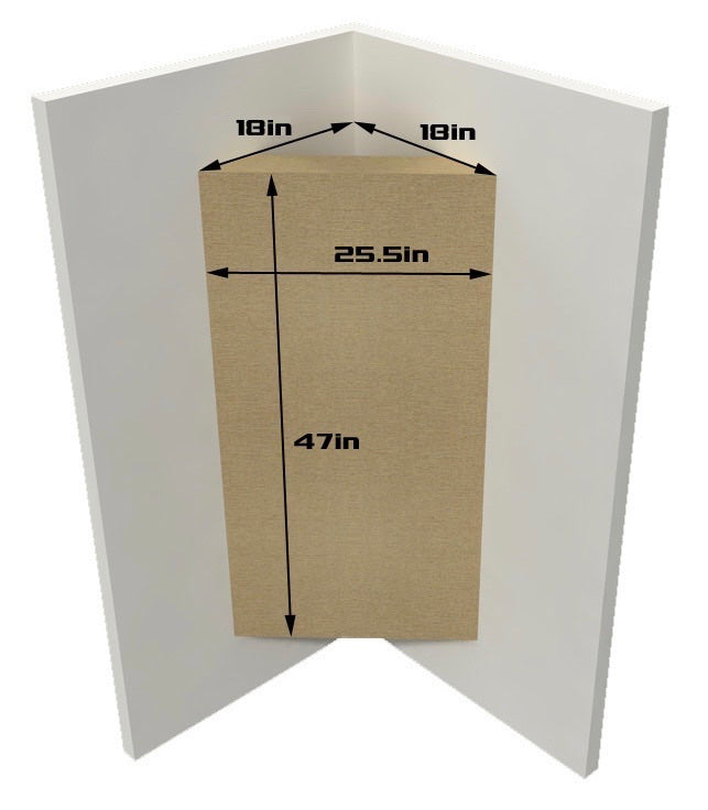 CORNER BASS TRAP - WINE (Single) - Clearance