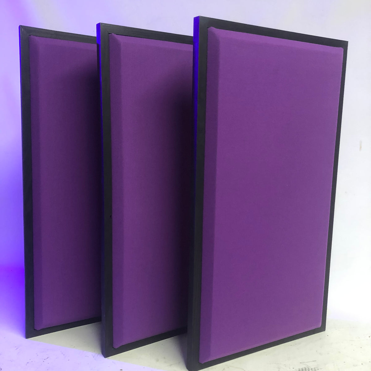 Acoustic Panel - Grape with Black Wood Frame