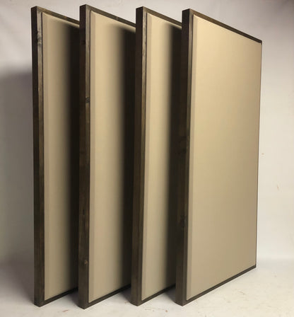 ACOUSTIC PANEL - KHAKI & SPECIAL WALNUT FRAMED