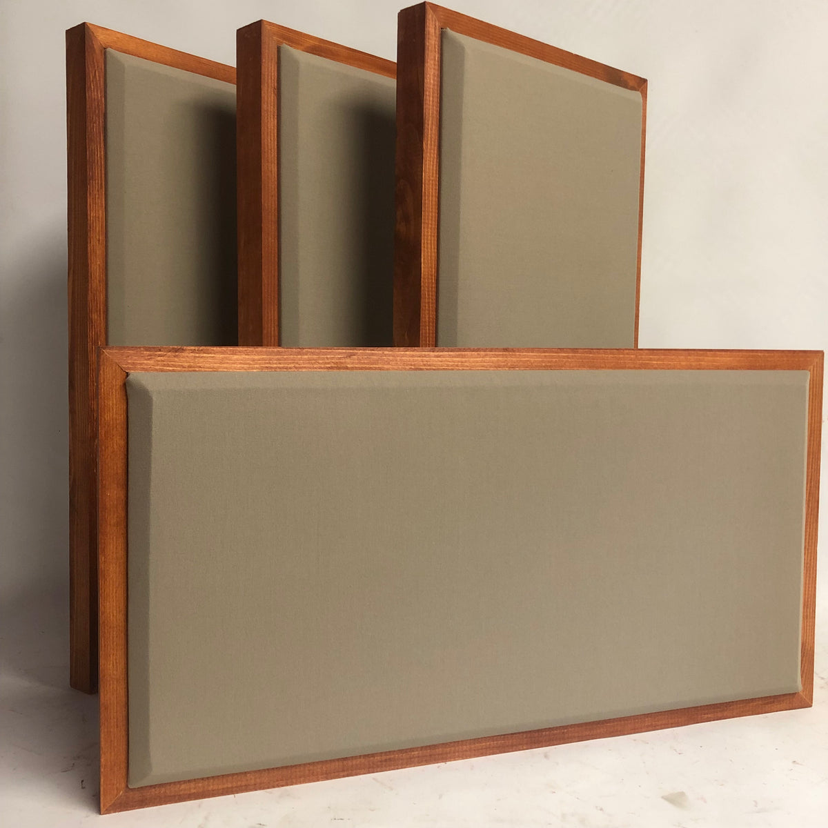Acoustic Panel - Khaki with Gunstock Wood Frame