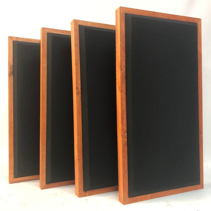 ACOUSTIC PANEL - BLACK & GUNSTOCK FRAMED