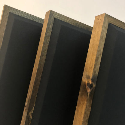 ACOUSTIC PANEL - BLACK & SPECIAL WALNUT FRAMED