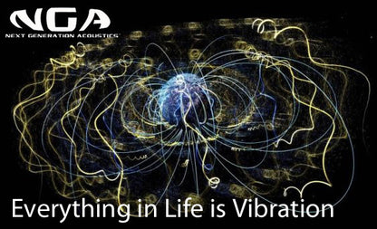 Acoustic Panels (Set of 4) Black w/ Beveled Edges - 2ftx1ftx1.5in