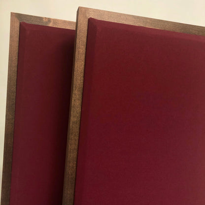 ACOUSTIC PANEL - WINE & RED MAHOGANY FRAMED