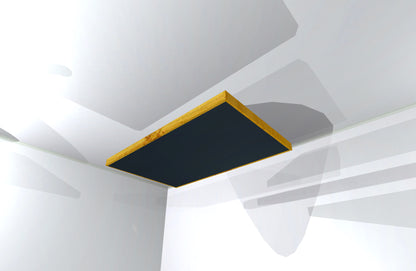 CEILING BAFFLE -  Black & Golden Pecan