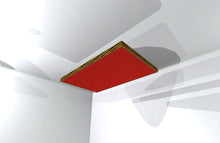 CEILING BAFFLE -  Cool Red & Special Walnut