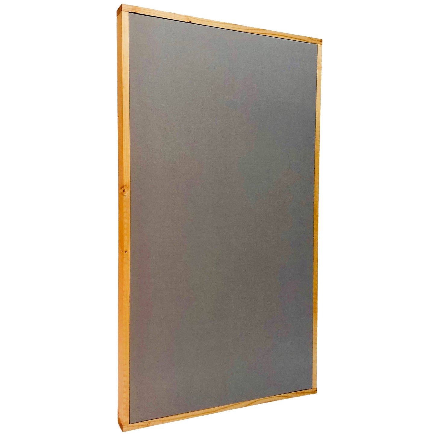 ACOUSTIC PANEL - ALUMINUM & GOLDEN PECAN FRAMED