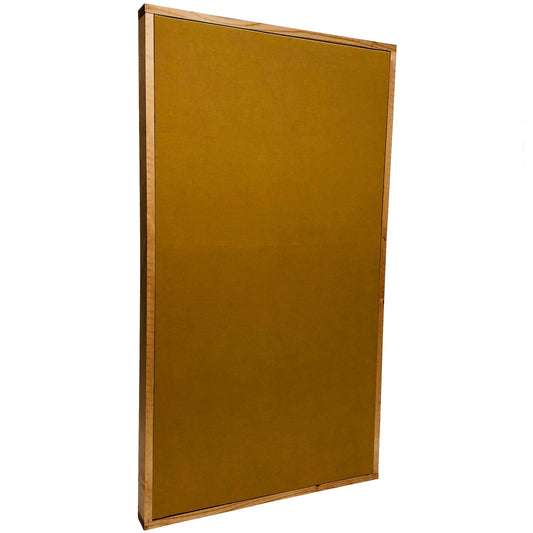 ACOUSTIC PANEL - GOLD & GOLDEN PECAN FRAMED