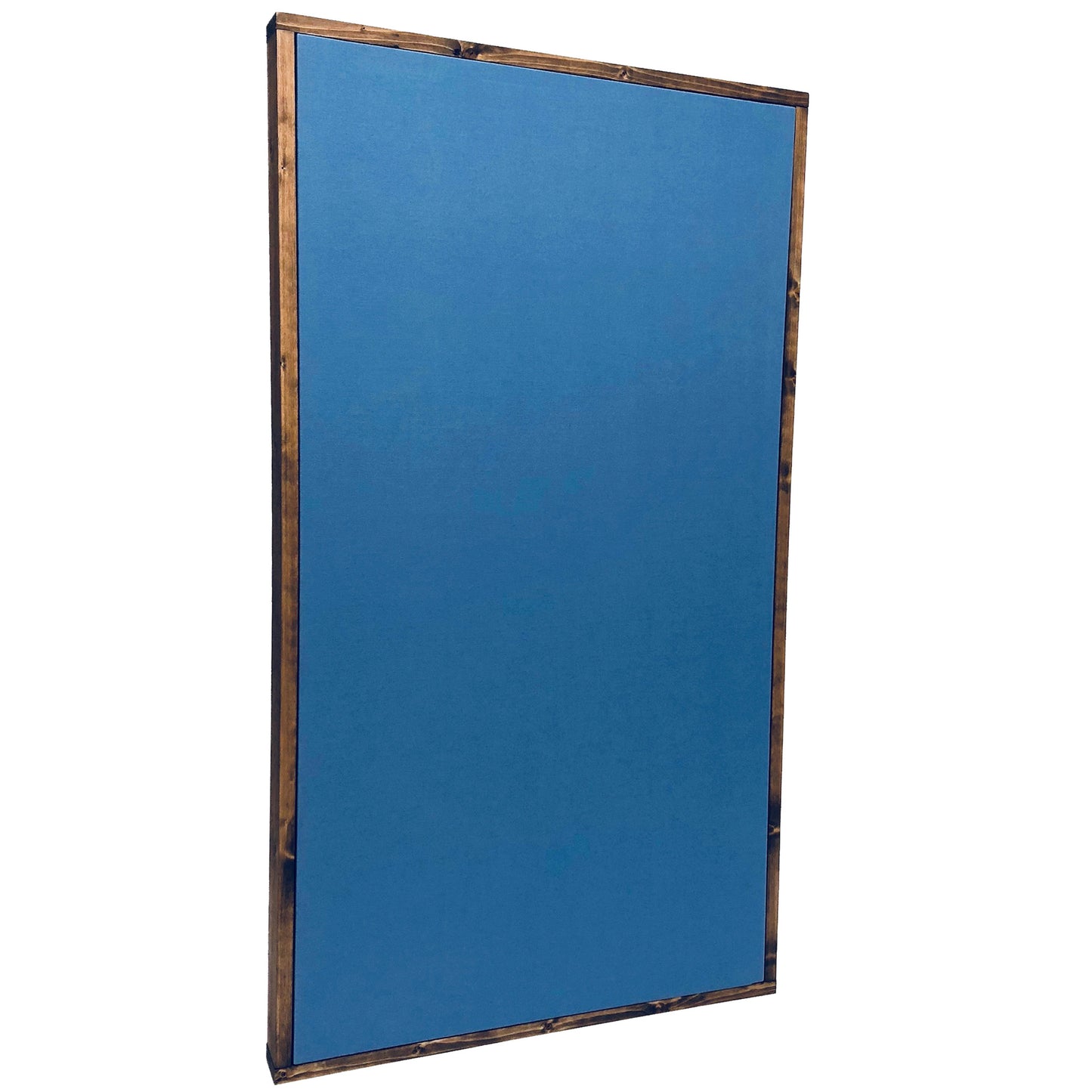 ACOUSTIC PANEL - SKY BLUE & SPECIAL WALNUT FRAMED